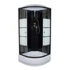 Ocean Era Black + white  80x80  душевая кабина, Размер: 80x80, Цвет: Чёрный