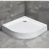 Radaway Rodos A 80x80  Dušas paliktnis pusapaļš ,balts [4P88155-03S], Izmērs: 80x80, Цвет: Белый