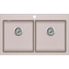 HELIKA (AQUASANITA) MAGNA SQM200AW 110 Beige akmens masas izlietne, Citas krāsas: 110 / bēšīgs