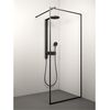 Stikla Serviss Душевая стенка KAIRA BLACK ALU 60x200, Цвет: Чёрный, Ширина: 60