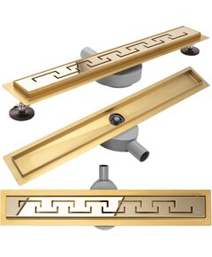 Rea Sanitary Odpływ Liniowy REA GREEK PRO Złoty 80