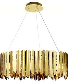 Toolight Lampa sufitowa metalowa APP1764-8CP GOLD