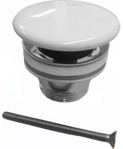 Duravit waste with white ceramic cover
