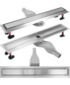 Rea Sanitary Odpływ Liniowy REA Neox Superflow STAL SZCZOTKOWANA 50