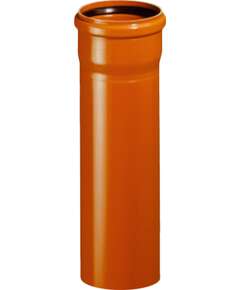 Magnaplast PVC gludsienu caurule D160x4.7, L=3000mm - gab.
