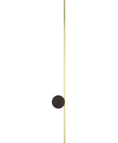 Toolight KINKIET ŚCIENNY LED LHJ062-W CZARNO ZŁOTY