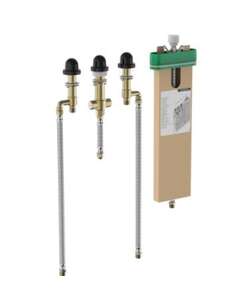 Hansgrohe basic set for 4 hole rim mounted bath mixer