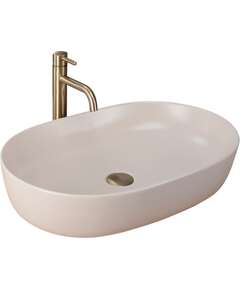 Rea Sanitary Umywalka nablatowa Rea CLEO 61 BEIGE MATT