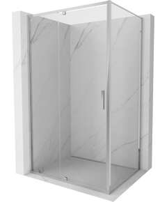 Mexen Exo kabina prysznicowa uchylna 115 x 90 cm, transparent, chrom - 819-115-090-01-00