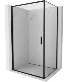 Mexen Exo kabina prysznicowa uchylna 75 x 95 cm, transparent, czarna - 817-075-095-70-00