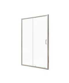 Vento Душевая дверь VENTO Asti 120X195 см, прозрачное стекло 6mm Easy Clean, хромированный профиль, Цвет: Хром, Ширина: 120