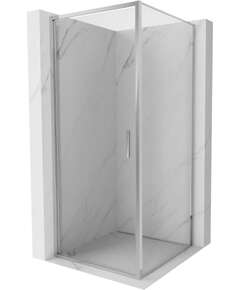Mexen Exo kabina prysznicowa uchylna 90 x 90 cm, transparent, chrom - 817-090-090-01-00