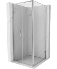 Mexen Exo kabina prysznicowa uchylna 90 x 90 cm, transparent, chrom - 814-090-090-01-00
