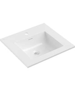 Mexen Otis umywalka wpuszczana w blat 51 x 46,5 cm, biała połysk - 25185000