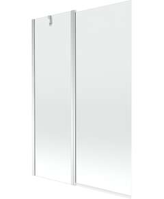 Mexen Flip parawan nawannowy 1-skrzydłowy 120 x 150 cm, transparent, chrom - 894-120-101-01-00