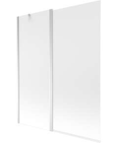 Mexen Flip parawan nawannowy 1-skrzydłowy 140 x 150 cm, szron, chrom - 894-140-101-01-30