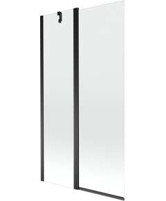 Mexen Flip parawan nawannowy 1-skrzydłowy 100 x 150 cm, transparent, czarny - 894-100-101-70-00