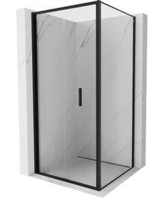 Mexen Exo kabina prysznicowa składana 85 x 85 cm, transparent, czarna - 816-085-085-70-00