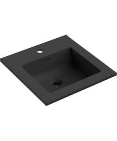 Mexen Otis umywalka wpuszczana w blat 46 x 46,5 cm, czarna mat - 25184571