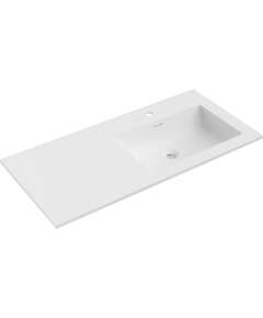 Mexen Otis umywalka wpuszczana w blat prawa 101 x 46,5 cm, biała mat - 25181001P