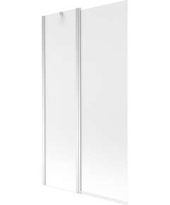 Mexen Flip parawan nawannowy 1-skrzydłowy 100 x 150 cm, szron, chrom - 894-100-101-01-30