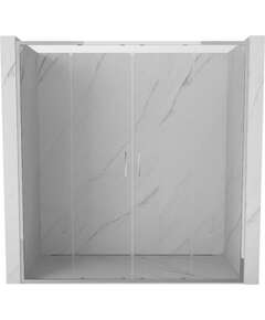 Mexen Exo drzwi prysznicowe podwójne rozsuwane 170 cm, transparent, chrom - 8152-170-000-01-00