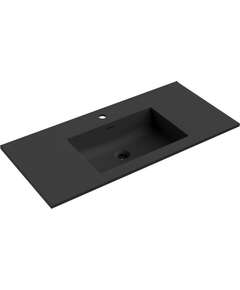 Mexen Otis umywalka wpuszczana w blat 101 x 46,5 cm, czarna mat - 25181071