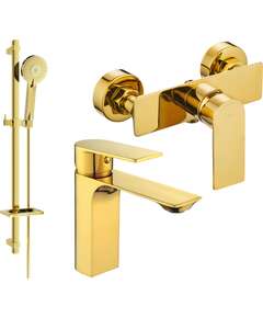 Mexen Alexa DQ40 zestaw prysznicowy, złoty - 71204DQ40-50