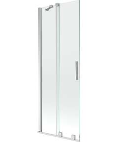 Mexen Velar parawan nawannowy 2-skrzydłowy przesuwny 75 x 150 cm, transparent, chrom - 896-075-000-01-01