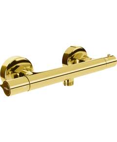 Mexen Slim termostatyczna bateria prysznicowa, złoty - 77105-50