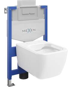 Mexen zestaw podtynkowy WC stelaż Fenix XS-U z miską WC Margo, biały - 6853342XX00