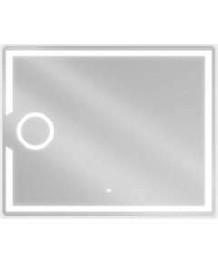 Mexen Onyx lustro łazienkowe podświetlane z lusterkiem kosmetycznym 100 x 80 cm, LED 6000K, antypara - 9813-100-080-611-00