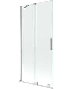 Mexen Velar parawan nawannowy 2-skrzydłowy przesuwny 90 x 150 cm, transparent, chrom - 896-090-000-01-01
