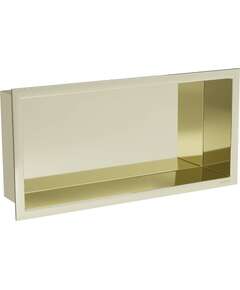 Mexen X-Wall-R półka wnękowa z kołnierzem 45 x 20 cm, złota - 1950452010
