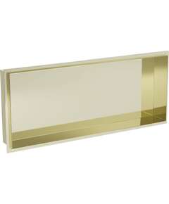 Mexen X-Wall-NR półka wnękowa bez kołnierza 75 x 30 cm, złota - 1951753010