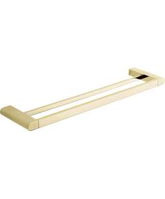 Mexen Adox podwójny wieszak na ręcznik, złoty - 7018225-50