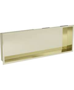 Mexen X-Wall-R półka wnękowa z kołnierzem 90 x 30 cm, złota - 1950903010