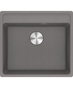 Franke MRG 610-52 A fragranīta izlietne ar PushKnob vadības ventīli 3 1/2'', 560x510mm, pelēka - gab.