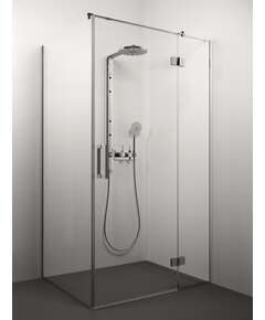 Stikla Serviss shower corner Lorena, 900x900 mm, h=2000, chrome/transparent