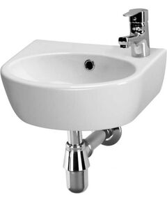 Cersanit Keramiskā izlietne Parva 40, labā, 400x320mm,balta