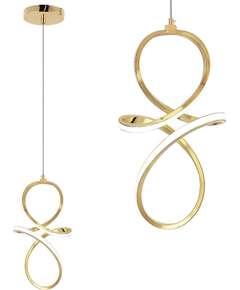 Toolight LAMPA WISZĄCA LED LHJ091-1CP GOLD