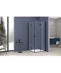 Vento Душевой уголок Sanremo Black 90X90X195