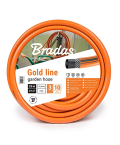 Bradas Dārza šļūtene GOLD LINE 1/2'-30m, oranža