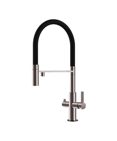 HELIKA (AQUASANITA) Akvaduo TAP 7763-T virtuves ūdens maisītājs filtrētam ūdenim, Цвет: Pelēks