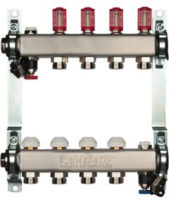 Herz Silto grīdu kolektors 1"x3/4"ā. 15-izv. (1863215)
