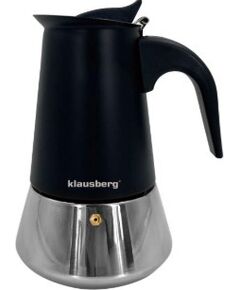 Klausberg Espresso kafijas automāts, nerūsējošā tērauda, ​​4 tases, melns/sudrabains, Klausberg, KB 7844