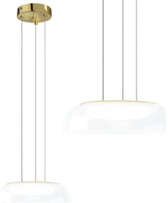 Toolight LAMPA WISZĄCA LED APP1691-1PC Złota