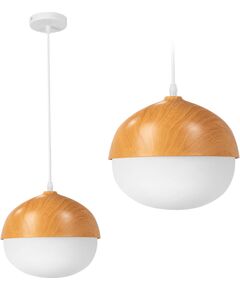 Toolight Lampa Sufitowa Wisząca Orzeszek Boho APP951-1CP Ground