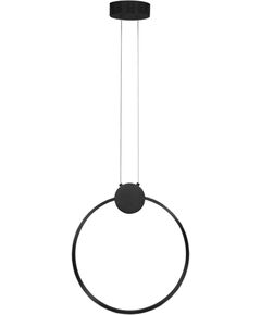 Toolight LAMPA SUFITOWA WISZĄCA LED APP1392-CP BLACK 30cm