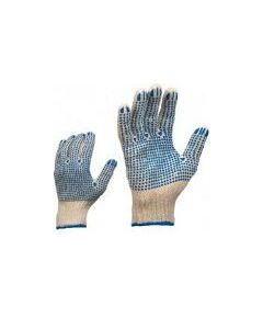 Рабочие перчатки трикотажные хлопок полиэстер ПВХ